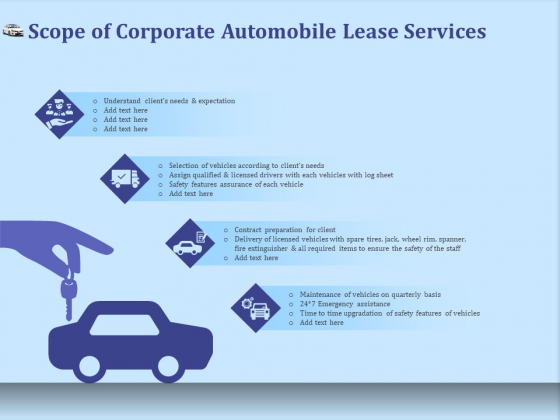 Vehicle Leasing Scope Of Corporate Automobile Lease Services Summary PDF Vehicle Leasing Scope Of Corporate Automobile Lease Services Summary PDF