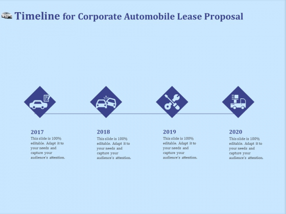 Vehicle Leasing Timeline For Corporate Automobile Lease Proposal Sample PDF Vehicle Leasing Timeline For Corporate Automobile Lease Proposal Sample PDF