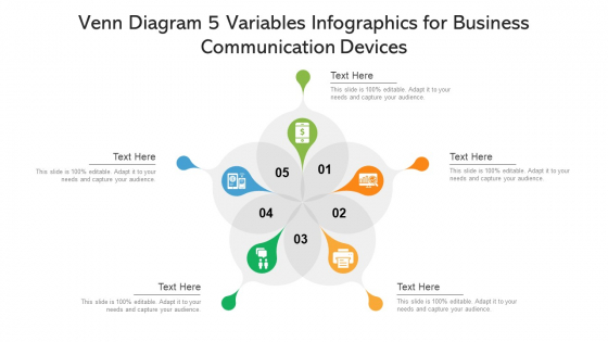 Venn Diagram 5 Variables Infographics For Business Communication Devices Ppt PowerPoint Presentation Gallery Information PDF Venn Diagram 5 Variables Infographics For Business Communication Devices Ppt PowerPoint Presentation Gallery Information PDF