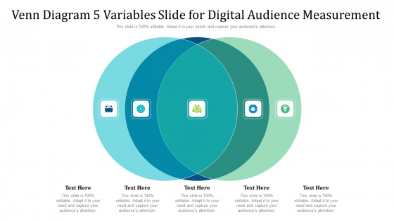 Venn Diagram 5 Variables Slide For Digital Audience Measurement Ppt PowerPoint Presentation Gallery File Formats PDF Venn Diagram 5 Variables Slide For Digital Audience Measurement Ppt PowerPoint Presentation Gallery File Formats PDF