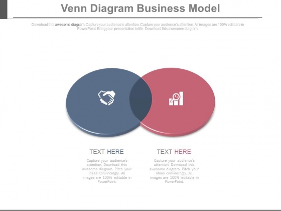 Venn Diagram For Business Deal And Analysis Powerpoint Slides