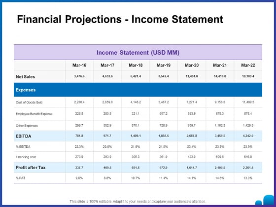 Venture Capital Funding For Firms Financial Projections Income Statement Ppt Layouts Professional PDF Venture Capital Funding For Firms Financial Projections Income Statement Ppt Layouts Professional PDF