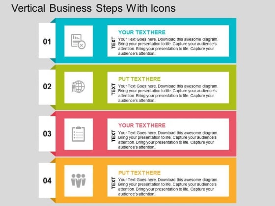 Vertical Business Steps With Icons Powerpoint Templates Vertical Business Steps With Icons Powerpoint Templates