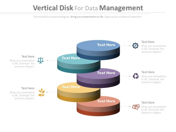 Vertical Steps For Data Management Powerpoint Template Vertical Steps For Data Management Powerpoint Template