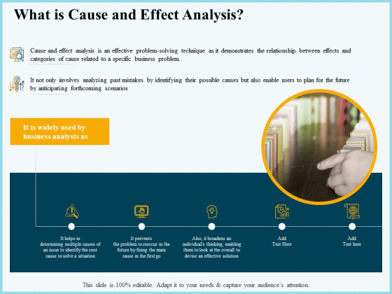 Vicious Circle Effect On Quality Assurance What Is Cause And Effect Analysis Ppt Infographic Template Deck PDF Vicious Circle Effect On Quality Assurance What Is Cause And Effect Analysis Ppt Infographic Template Deck PDF