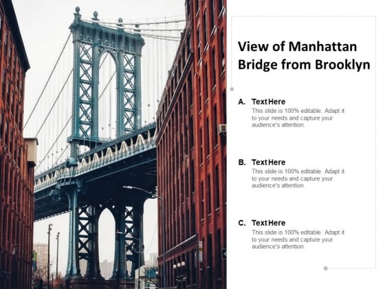 View Of Manhattan Bridge From Brooklyn Ppt PowerPoint Presentation Styles Deck View Of Manhattan Bridge From Brooklyn Ppt PowerPoint Presentation Styles Deck