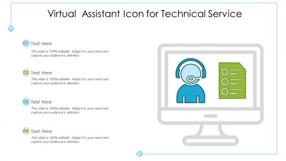 Virtual Assistant Icon For Technical Service Ppt PowerPoint Presentation Gallery Outline PDF Virtual Assistant Icon For Technical Service Ppt PowerPoint Presentation Gallery Outline PDF