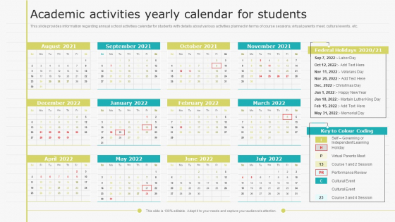 Virtual Learning Playbook Academic Activities Yearly Calendar For Students Microsoft PDF Virtual Learning Playbook Academic Activities Yearly Calendar For Students Microsoft PDF