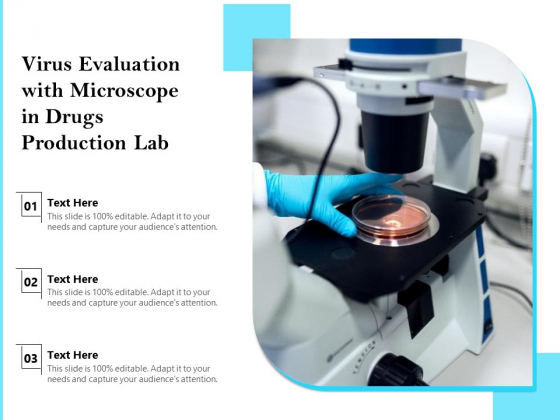 Virus Evaluation With Microscope In Drugs Production Lab Ppt PowerPoint Presentation Portfolio Template PDF Virus Evaluation With Microscope In Drugs Production Lab Ppt PowerPoint Presentation Portfolio Template PDF