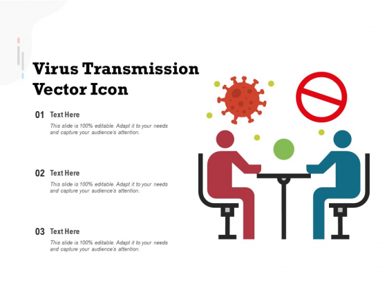 Virus Transmission Vector Icon Ppt PowerPoint Presentation Layouts Guidelines PDF