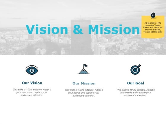 vision and mission ppt powerpoint presentation outline presentation outline format