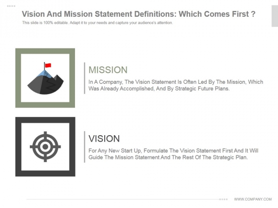Vision And Mission Statement Definitions Which Comes First Ppt PowerPoint Presentation Layout Vision And Mission Statement Definitions Which Comes First Ppt PowerPoint Presentation Layout