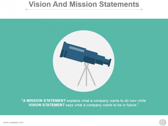 Vision And Mission Statements Ppt PowerPoint Presentation Samples