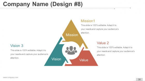 Vision And Mission Strategic Management Ppt Samples colorful content ready