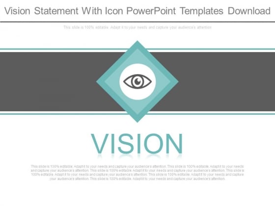 Vision Statement With Icon Powerpoint Templates Download Vision Statement With Icon Powerpoint Templates Download
