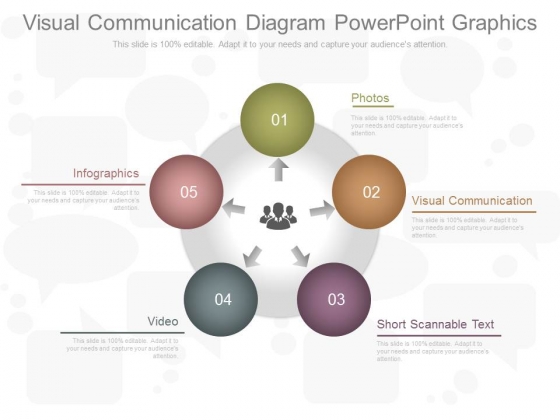Visual Communication Diagram Powerpoint Graphics Visual Communication Diagram Powerpoint Graphics