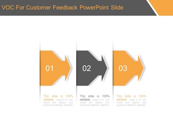 Voc For Customer Feedback Powerpoint Slide