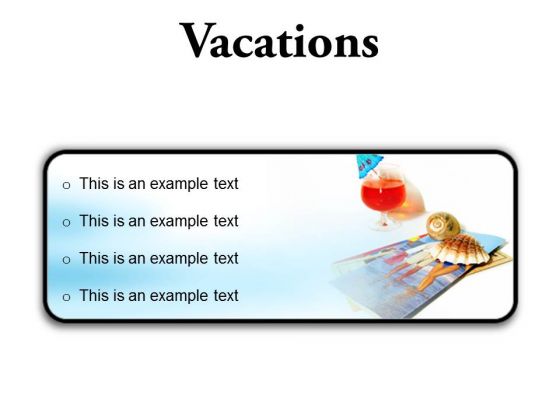 Vacations Beach PowerPoint Presentation Slides R Vacations Beach PowerPoint Presentation Slides R
