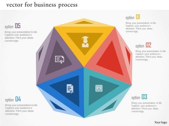 Vector For Business Process Presentation Template Vector For Business Process Presentation Template