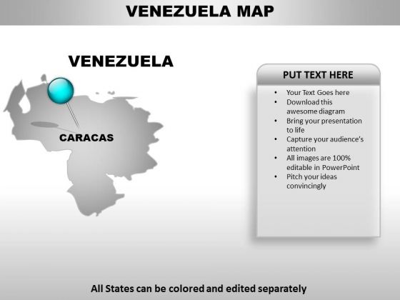 Venezuela Country PowerPoint Maps Venezuela Country PowerPoint Maps