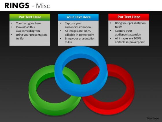 Venn Diagram With Rings PowerPoint Templates And Editable Ppt Slides Venn Diagram With Rings PowerPoint Templates And Editable Ppt Slides