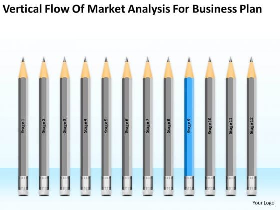 Vertical Flow Of Market Analysis For Business Plan Ppt 9 Need PowerPoint Slides