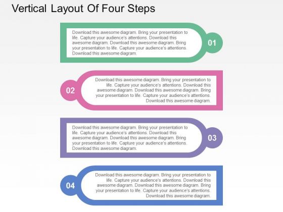 Vertical Layout Of Four Steps PowerPoint Templates Vertical Layout Of Four Steps PowerPoint Templates