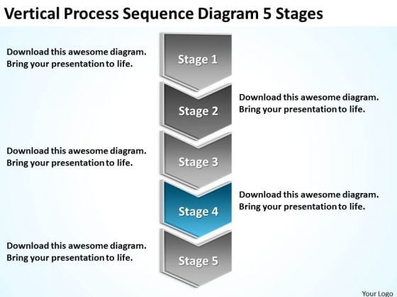Vertical Process Sequence Diagram 5 Stages How To Develop Business Plan PowerPoint Templates Vertical Process Sequence Diagram 5 Stages How To Develop Business Plan PowerPoint Templates