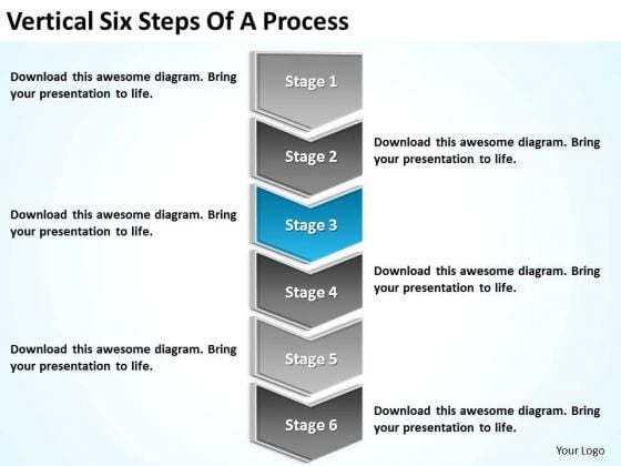Vertical Six Steps Of Process How To Do Business Plan PowerPoint Slides Vertical Six Steps Of Process How To Do Business Plan PowerPoint Slides