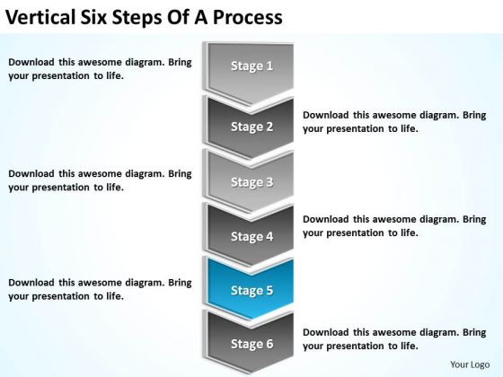 Vertical Six Steps Of Process Sample Business Plan PowerPoint Slides Vertical Six Steps Of Process Sample Business Plan PowerPoint Slides