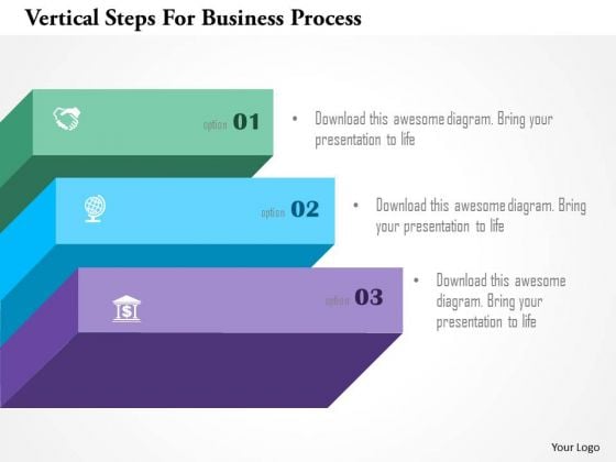 Vertical Steps For Business Process PowerPoint Template Vertical Steps For Business Process PowerPoint Template