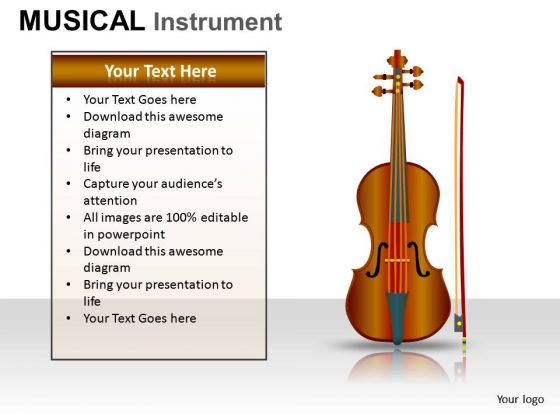 Violin Musical Instrument PowerPoint Slides And Ppt Diagram Templates Violin Musical Instrument PowerPoint Slides And Ppt Diagram Templates