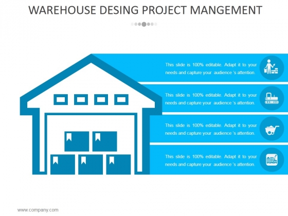 Warehouse Desing Project Management Template 1 Ppt PowerPoint Presentation Visual Aids Slides