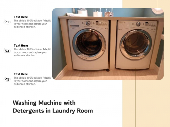 Washing Machine With Detergents In Laundry Room Ppt PowerPoint Presentation File Elements PDF Washing Machine With Detergents In Laundry Room Ppt PowerPoint Presentation File Elements PDF