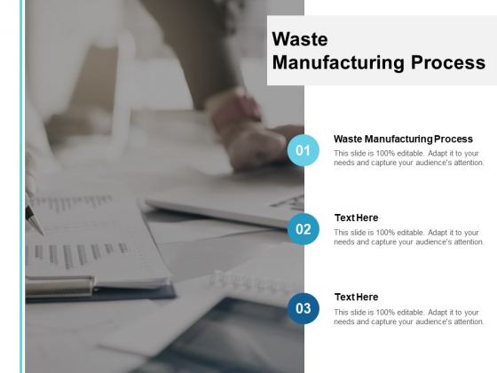 Waste Manufacturing Process Ppt PowerPoint Presentation Icon File Formats Cpb