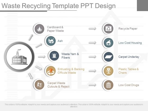 Waste Recycling Template Ppt Design