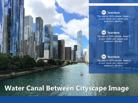 Water Canal Between Cityscape Image Ppt PowerPoint Presentation Outline Slides PDF