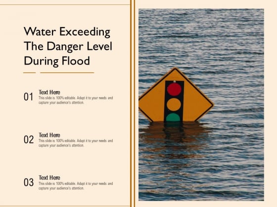 Water Exceeding The Danger Level During Flood Ppt PowerPoint Presentation Inspiration Diagrams PDF