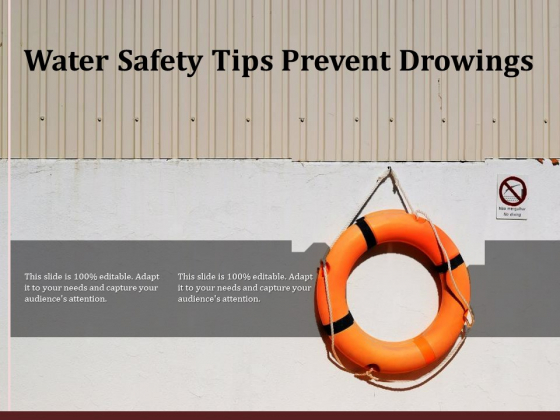Water Safety Tips Prevent Drowings Ppt PowerPoint Presentation File Model PDF