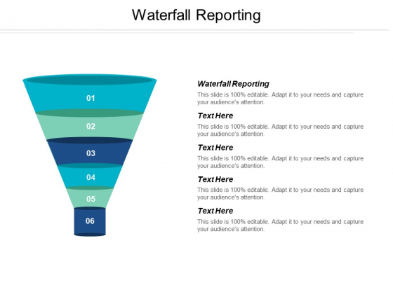 Waterfall Reporting Ppt PowerPoint Presentation Inspiration Show Cpb