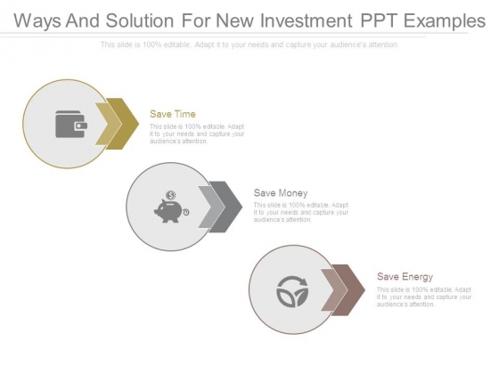 Ways And Solution For New Investment Ppt Examples Ways And Solution For New Investment Ppt Examples