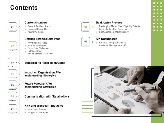 Ways To Bounce Back From Insolvency Contents Ppt Show Design Templates PDF Ways To Bounce Back From Insolvency Contents Ppt Show Design Templates PDF