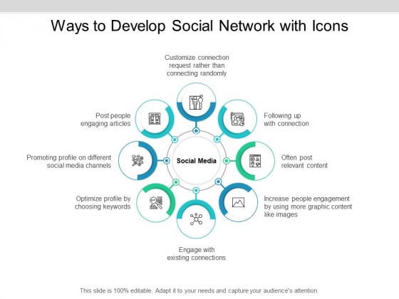 Ways To Develop Social Network With Icons Ppt PowerPoint Presentation Inspiration Examples Ways To Develop Social Network With Icons Ppt PowerPoint Presentation Inspiration Examples