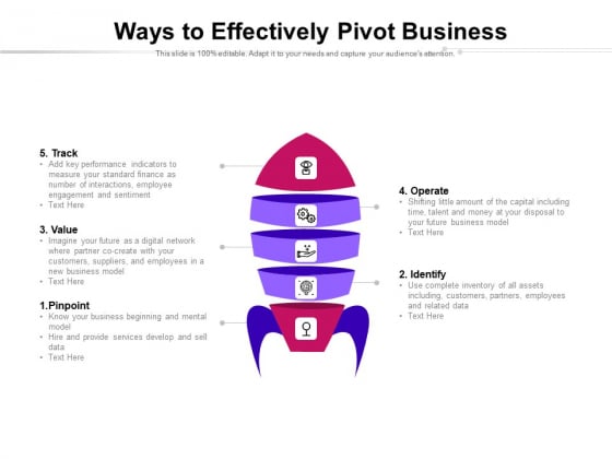 Ways To Effectively Pivot Business Ppt PowerPoint Presentation Icon Graphic Images PDF Ways To Effectively Pivot Business Ppt PowerPoint Presentation Icon Graphic Images PDF