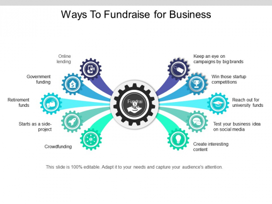 Ways To Fundraise For Business Ppt PowerPoint Presentation Professional Aids Ways To Fundraise For Business Ppt PowerPoint Presentation Professional Aids
