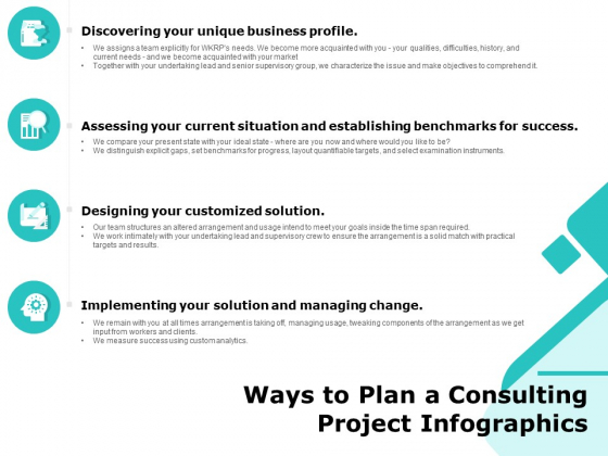 Ways To Plan A Consulting Project Infographics Ppt PowerPoint Presentationmodel Brochure PDF Ways To Plan A Consulting Project Infographics Ppt PowerPoint Presentationmodel Brochure PDF