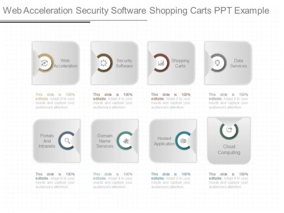 Web Acceleration Security Software Shopping Carts Ppt Example Web Acceleration Security Software Shopping Carts Ppt Example