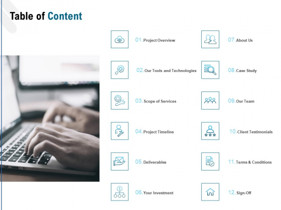 Web Based User Interface Table Of Content Ppt Outline Slide PDF Web Based User Interface Table Of Content Ppt Outline Slide PDF