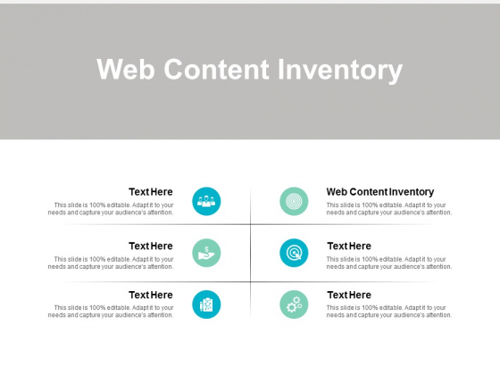 Web Content Inventory Ppt PowerPoint Presentation File Template Cpb Web Content Inventory Ppt PowerPoint Presentation File Template Cpb