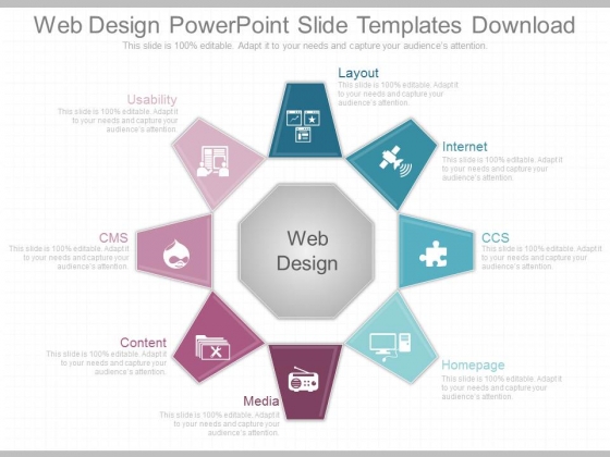 Web Design Powerpoint Slide Templates Download